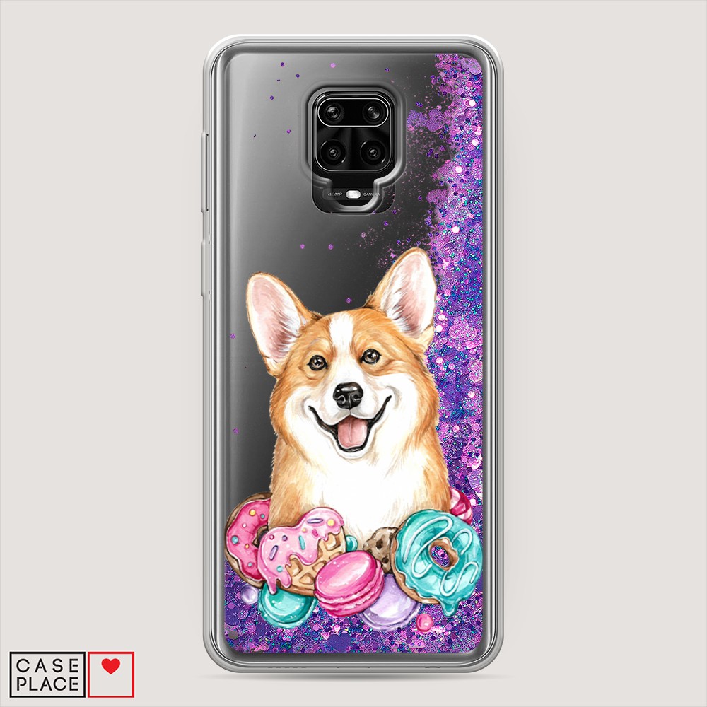 

Чехол Awog на Xiaomi Redmi Note 9S/Note 9 Pro "Корги и сладости", Разноцветный, 37992-1