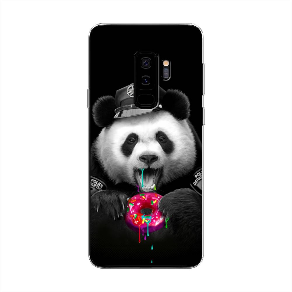 

Чехол Awog на Samsung Galaxy S9 + "Панда police", Черный;белый;розовый, 25850-2