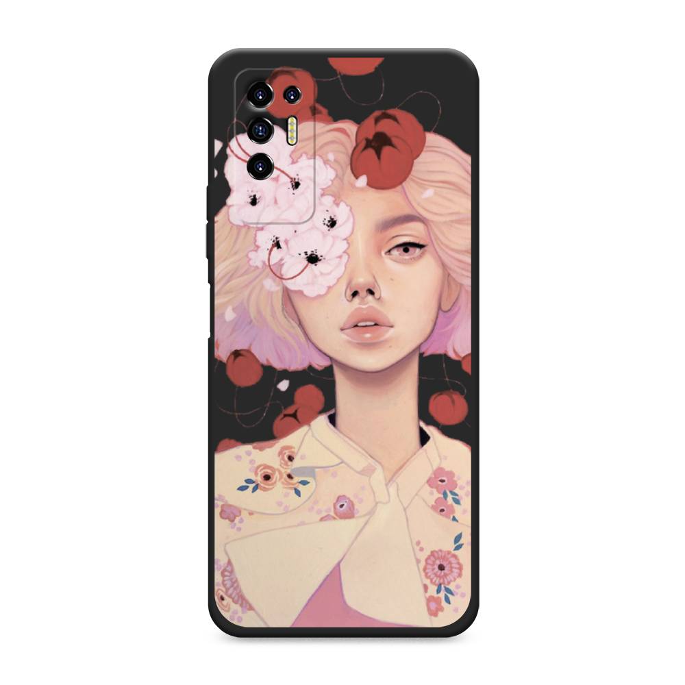

Чехол Awog на Tecno Pova 2 "Цветочная анархия", Разноцветный, 300552-1