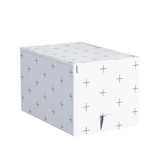 

Короб для хранения 16.5x18x28 см полиэстер цвет белый