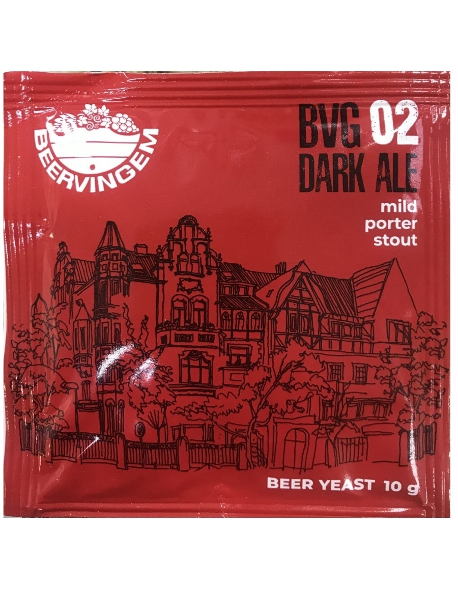 фото Дрожжи beervingem для охмеленного пива "dark ale bvg-02", 10 г