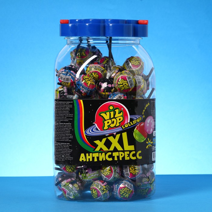 

Леденцы карамельные на палочке "АНТИСТРЕСС", 24 г (100 шт.)