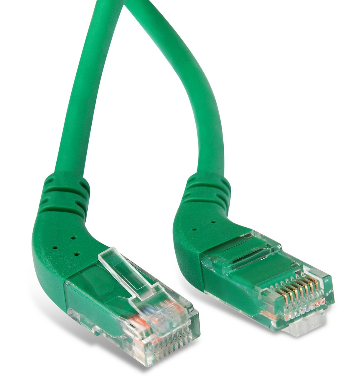 фото Кабель для компьютера hyperline pc-apm-utp-rj45/l45-rj45/r45-c5e-5m-lszh-gn