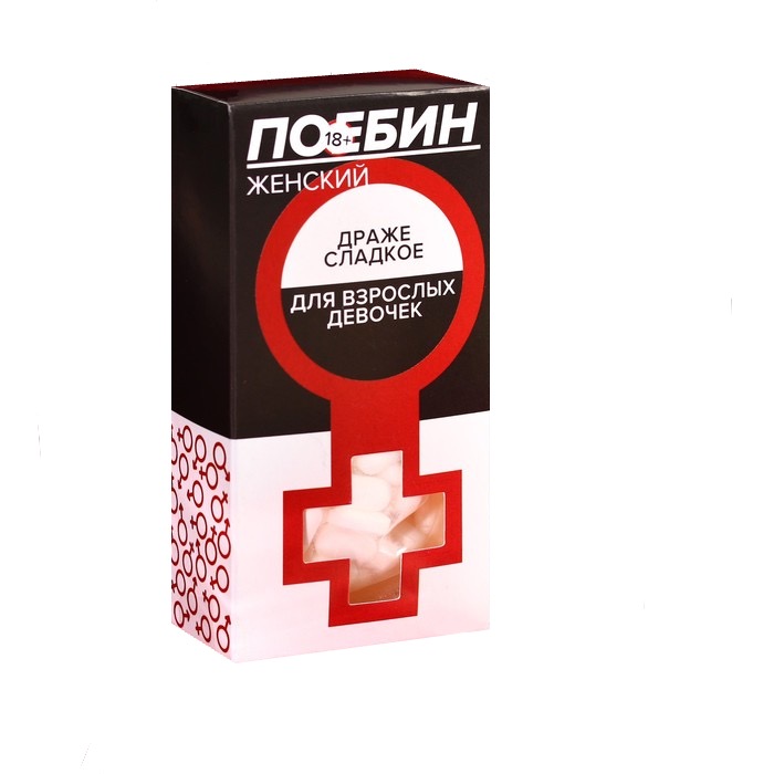 

Конфеты-таблетки Фабрика страсти Для взрослых девочек 100 г, Белый