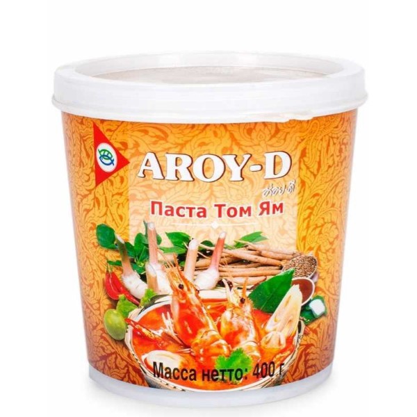 фото Паста tom yum кисло-сладкая aroy-d 400 г, пл/б