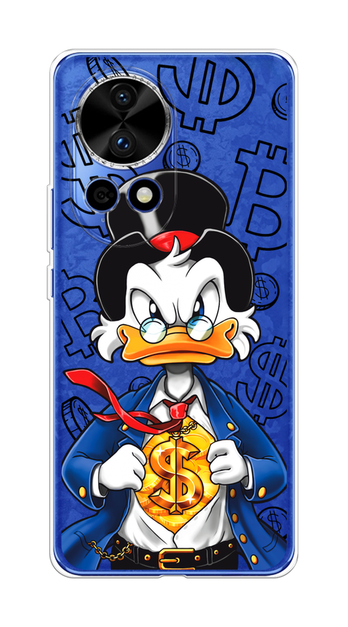 

Чехол на Huawei Nova 12 Pro "Scrooge Goldman", Черный;белый;синий, 6123150-1