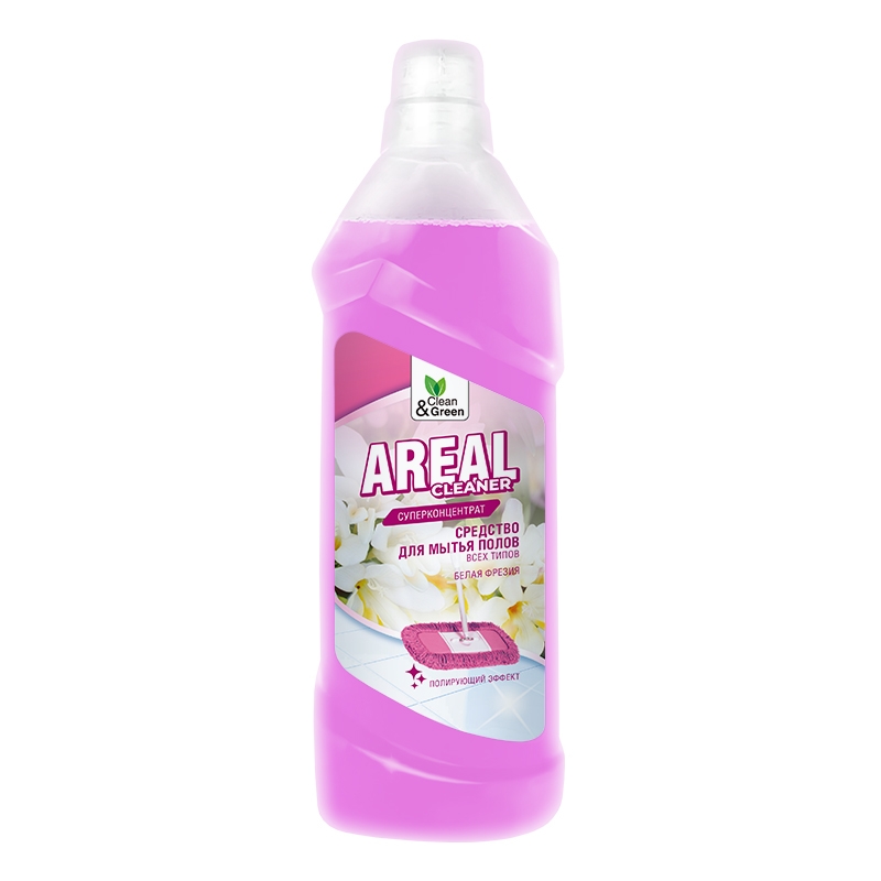 фото Моющее средство для мытья пола areal "фрезия" 1 л. clean&green cg8135