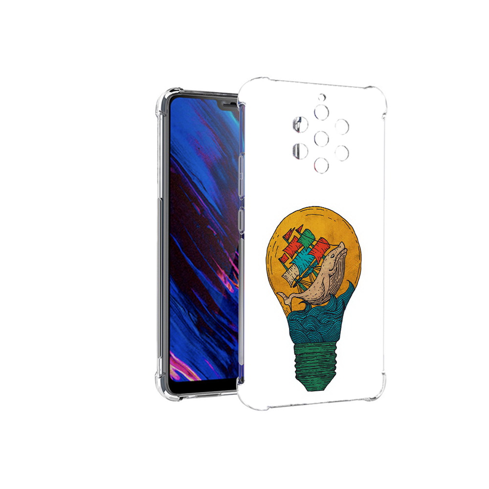 Чехол MyPads Tocco для Nokia 9 кит в лампочке с парусами (PT125567.95.387)