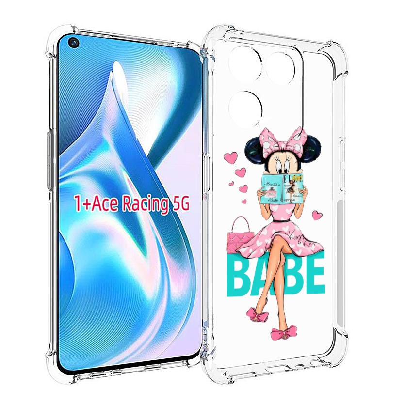 

Чехол Mypads Бейби-Микки Для Oneplus Ace Racing, Прозрачный, Tocco