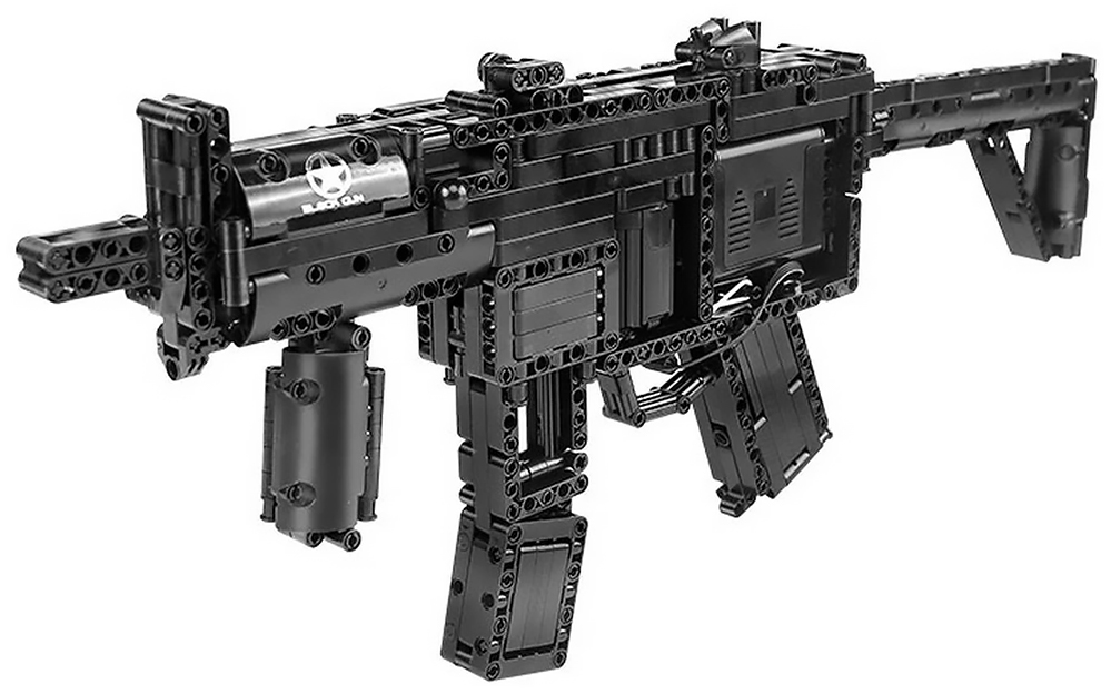 Конструктор-игрушка MOULD KING Block Gun MP5 14001, 783 детали конструктор игрушка mould king 14014 гранатомет 14 1 333 дет