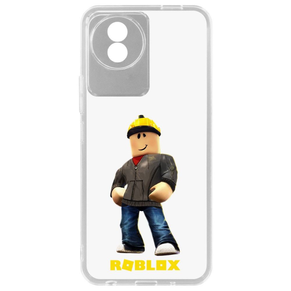 

Чехол Roblox-Строитель для Vivo Y02, Прозрачный