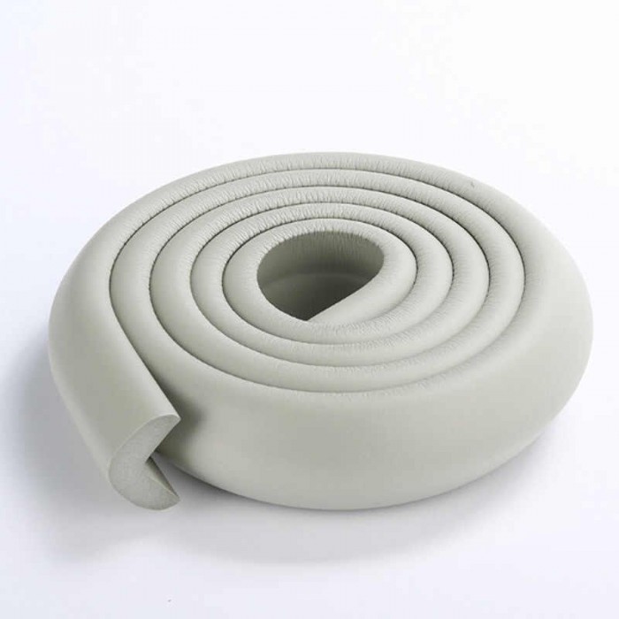 

Защита на углы стола, Baby Safe, мягкая 2 м Серый, XY-038