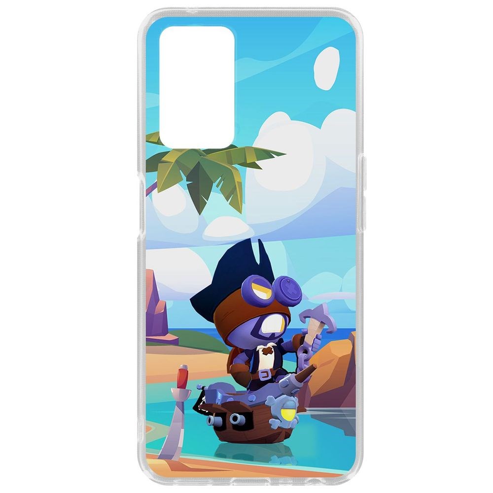 

Чехол Brawl Stars-Темный Корсар Карл для Oppo A96, Прозрачный