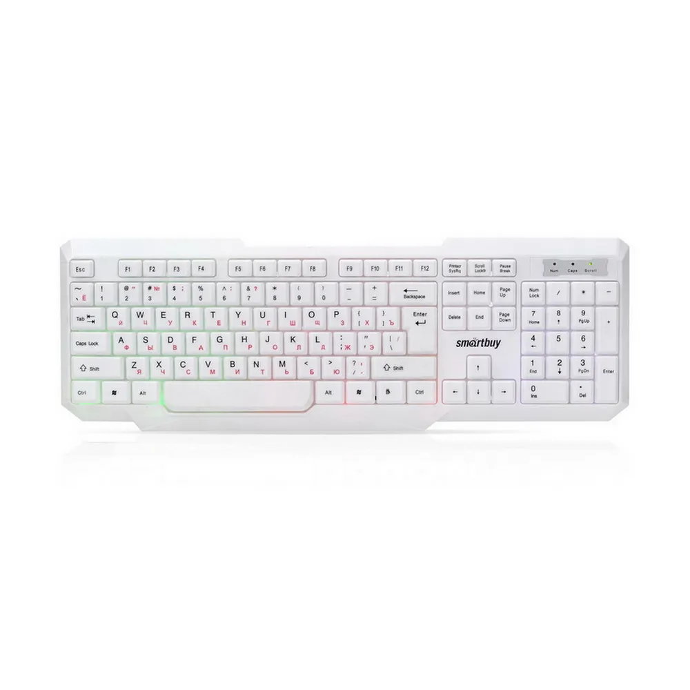 Проводная игровая клавиатура SmartBuy ONE 333 White (SBK-333U-W)