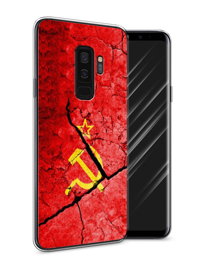 

Чехол Awog на Samsung Galaxy S9 + "СССР", Красный;черный;желтый, 25850-5