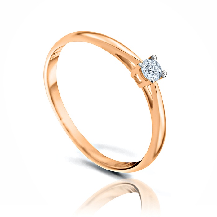 

Кольцо из золота р. , DIAMOND PRIME 99-2-DD-R-000576, бриллиант, 99-2-DD-R-000576