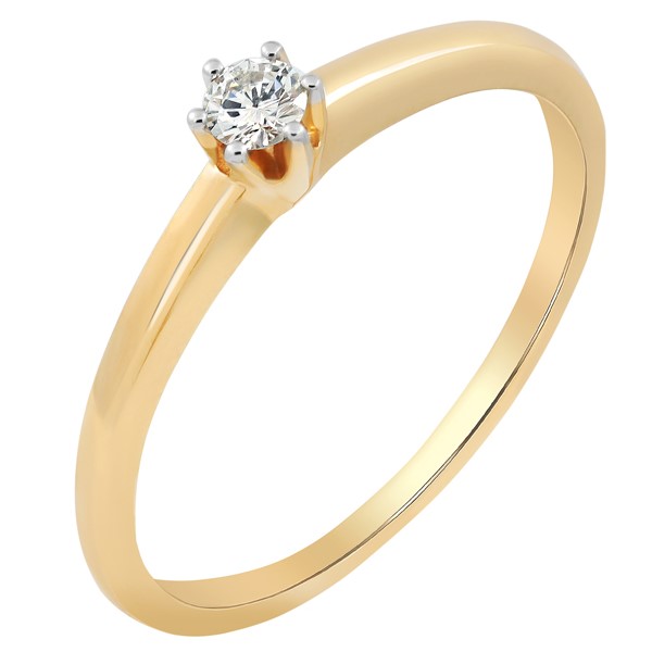 

Кольцо из золота р. , DIAMOND PRIME 99-2-DD-R-011822, бриллиант, 99-2-DD-R-011822