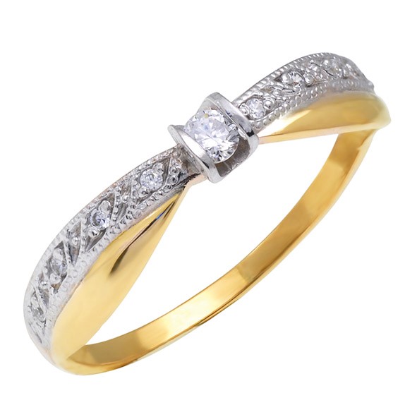 

Кольцо из золота р.  DIAMOND PRIME 23-2-DD-R-821108, бриллиант, 23-2-DD-R-821108