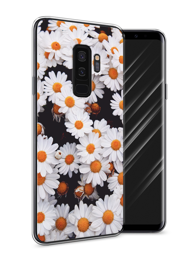 

Чехол Awog на Samsung Galaxy S9 + "Ромашковое поле", Белый, 25850-4