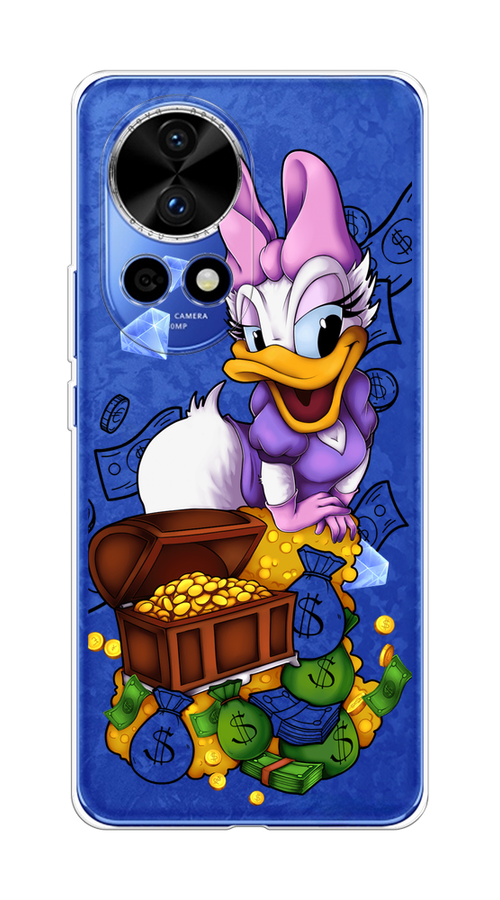 

Чехол на Huawei Nova 12 Pro "Rich Daisy Duck", Коричневый;белый;фиолетовый, 6123150-1