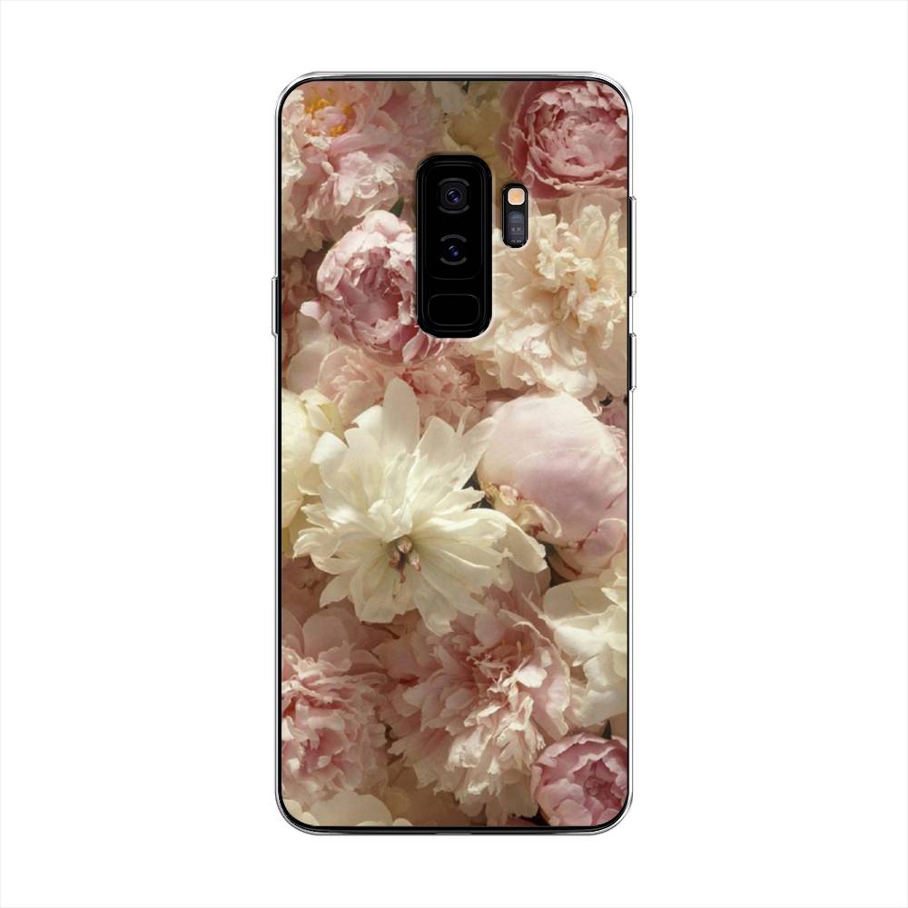 

Чехол Awog на Samsung Galaxy S9 + "Пионы светлые", Бежевый;коричневый, 25850-8