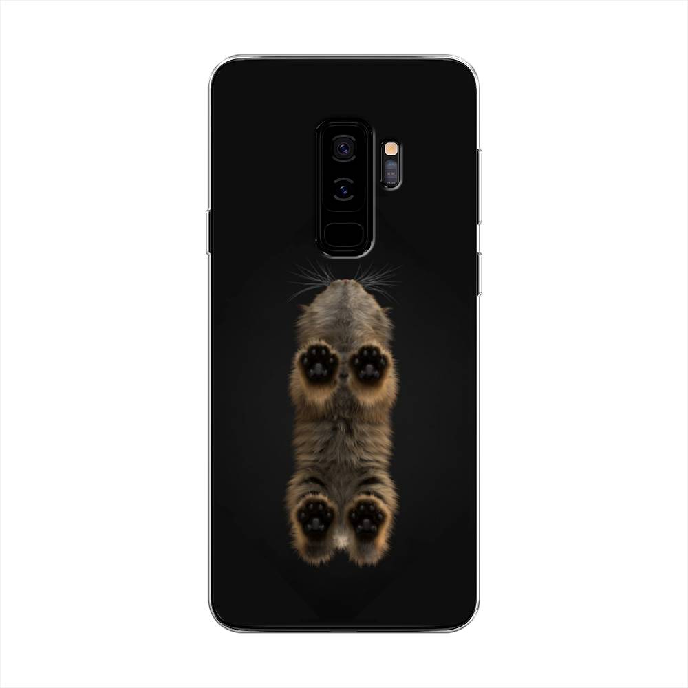 

Чехол Awog на Samsung Galaxy S9 + "Кошачьи лапки", Черный, 25850-1
