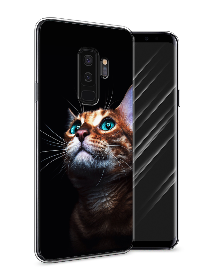 

Чехол Awog на Samsung Galaxy S9 + "Мечтательный кот", Коричневый, 25850-1