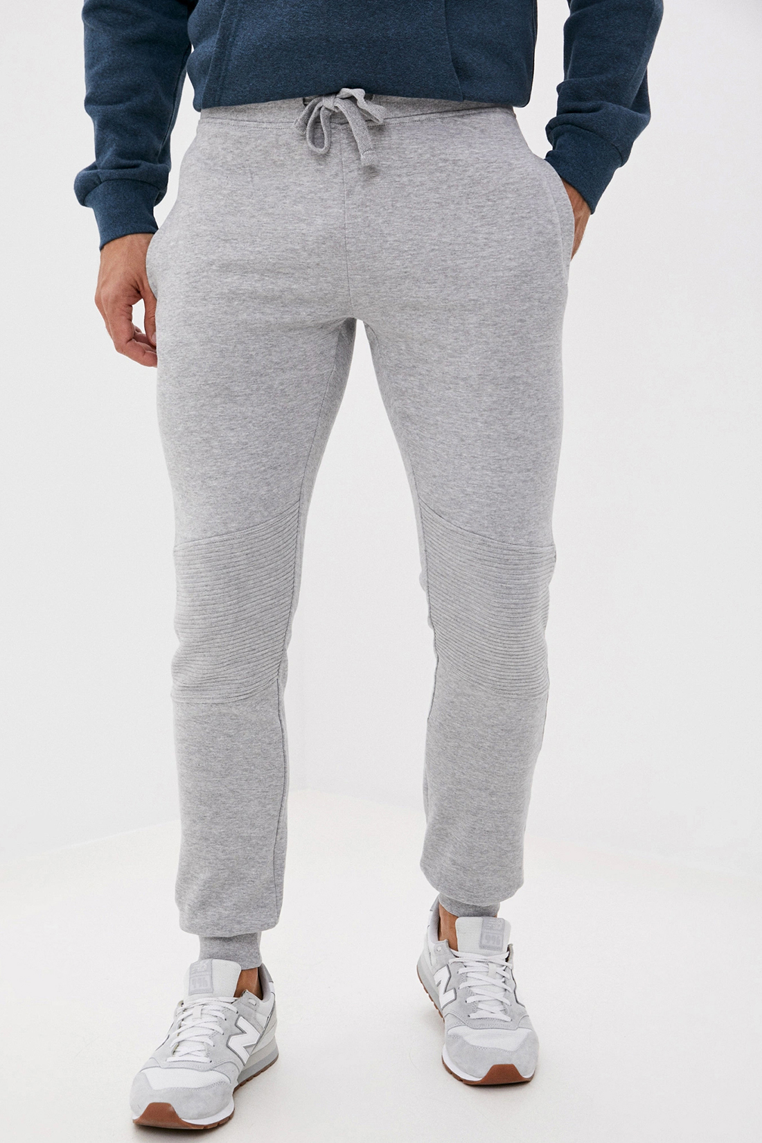 

Спортивные брюки мужские BLUE SEVEN blue 7 384514 серые 2XL, blue 7 384514