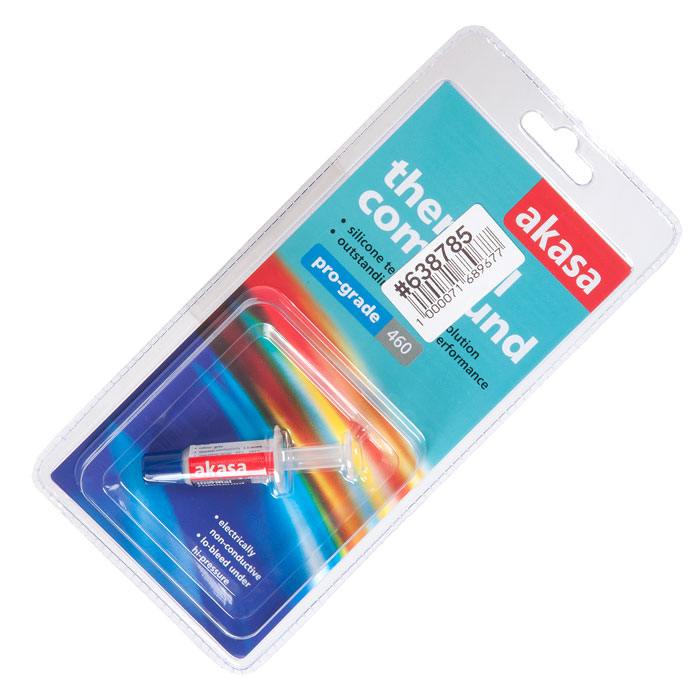 

Термопаста Akasa ProGrade 460 3,5 г с картой для нанесения AK-460, AK-460