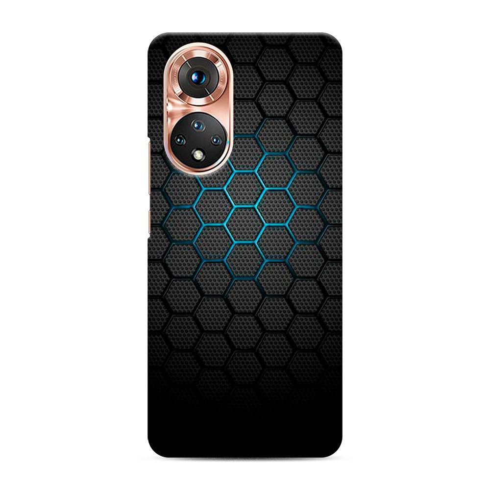 

Чехол Awog "Бирюзовые соты" для Honor 50, 6105420-2