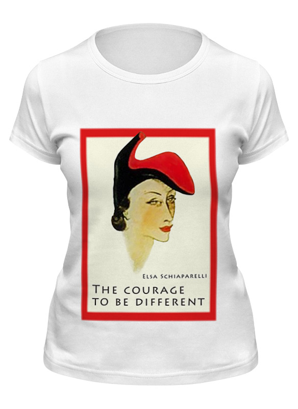 

Футболка женская Printio Elsa schiaparelli белая M, Белый, Elsa schiaparelli