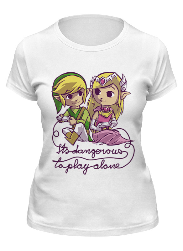 

Футболка женская Printio Zelda белая L, Белый, Zelda