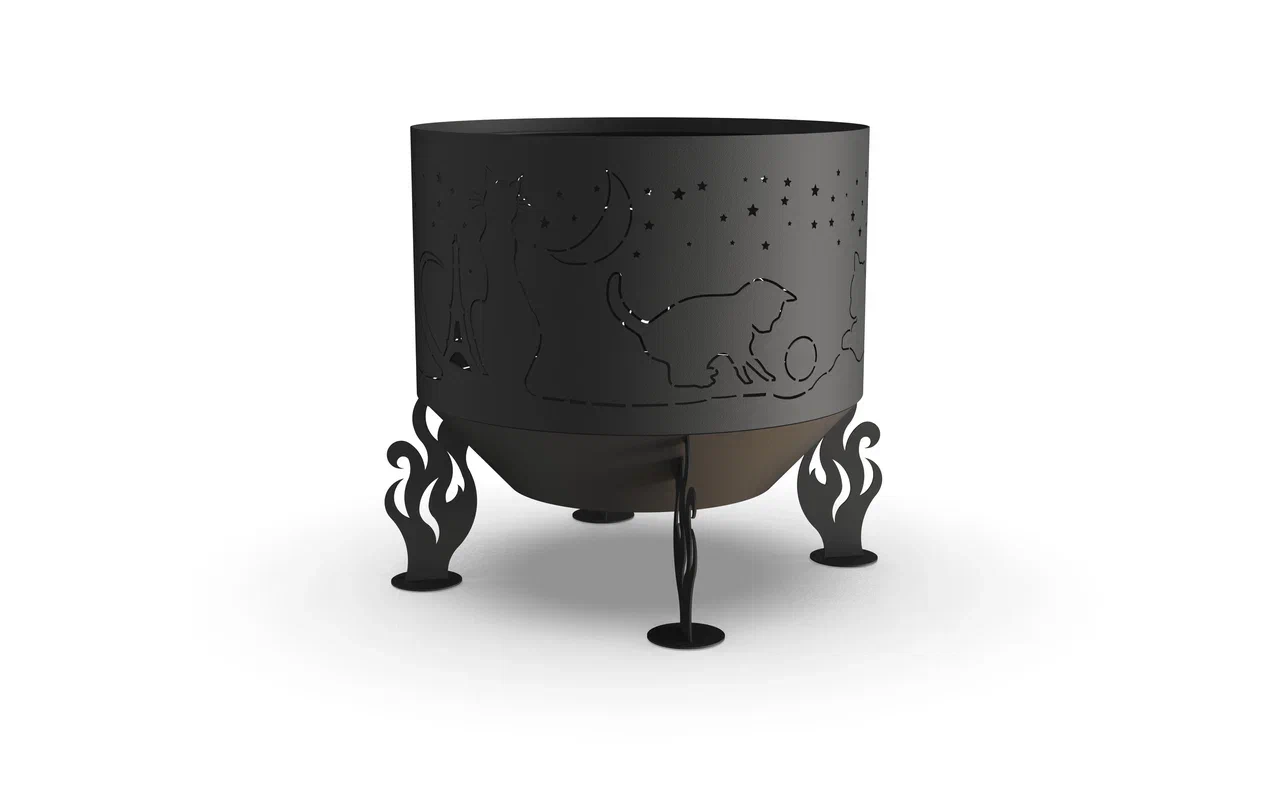 

Костровая чаша Fire-House Коты и Звезды Ch-600коты и звезды