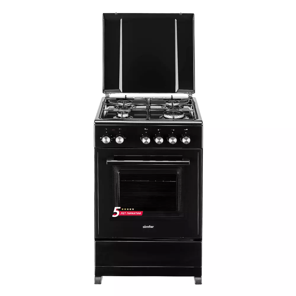

Комбинированная плита Simfer F50MB43017 черный, F50MB43017