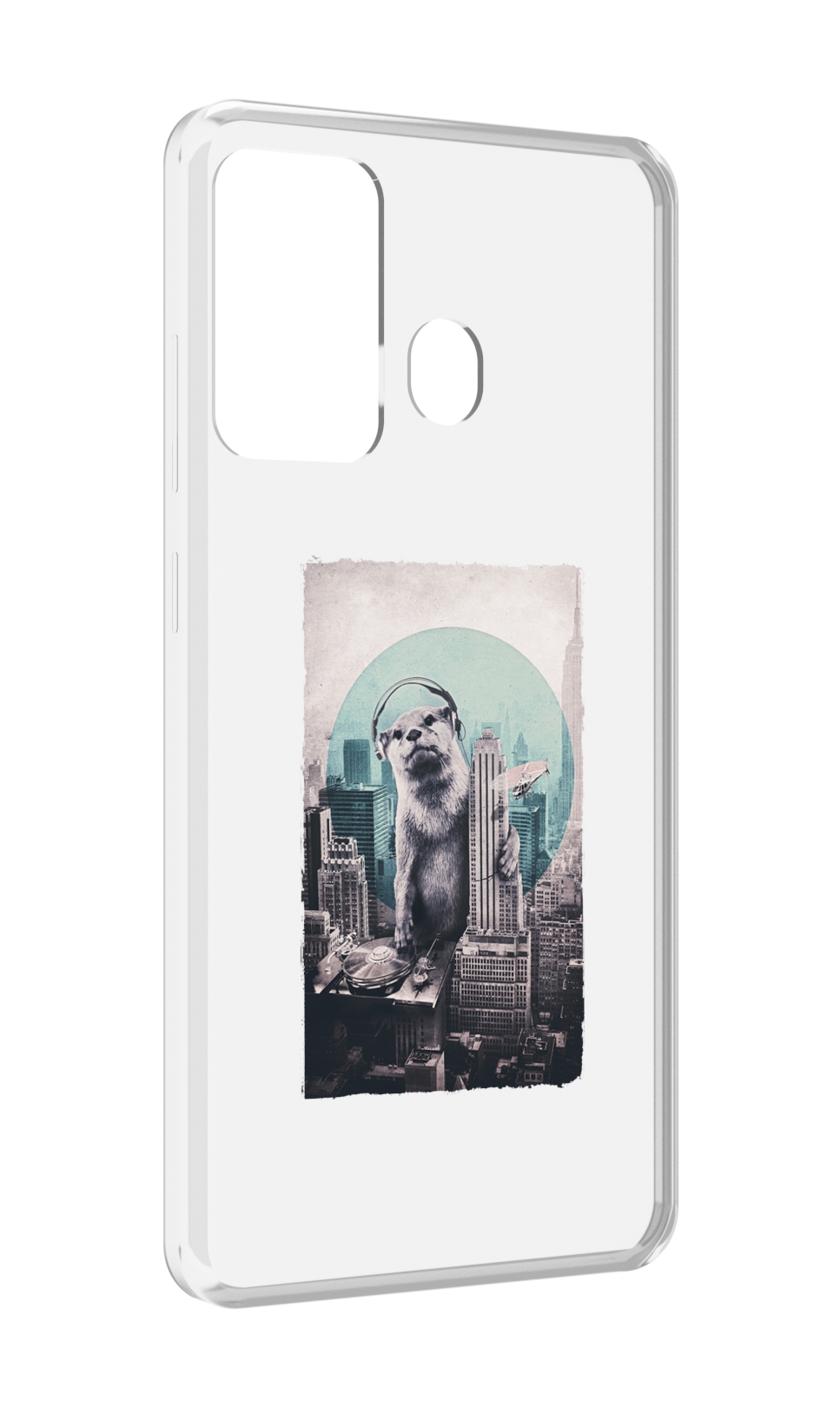 

Чехол MyPads выдра в городе для ITEL A27 / ITEL P17, Прозрачный, Tocco