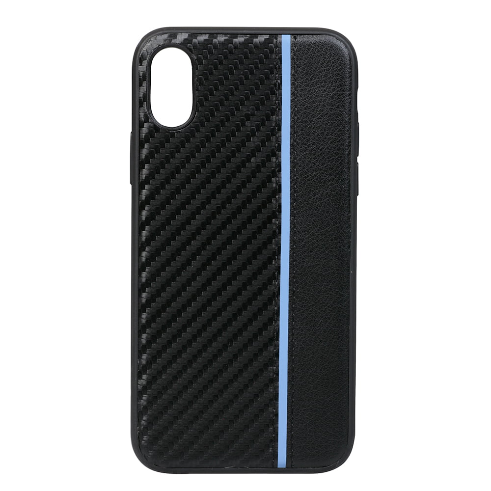 фото Чехол ibest для iphone xs max ibest carbon blue (crbcaixsm-bl)