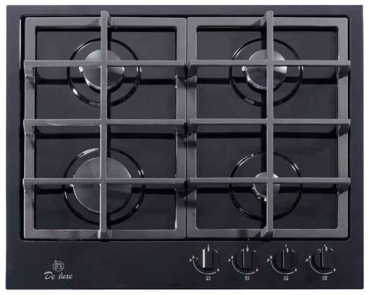 

Встраиваемая варочная панель газовая De Luxe TG4 750231F-075 черный, TG4 750231F-075