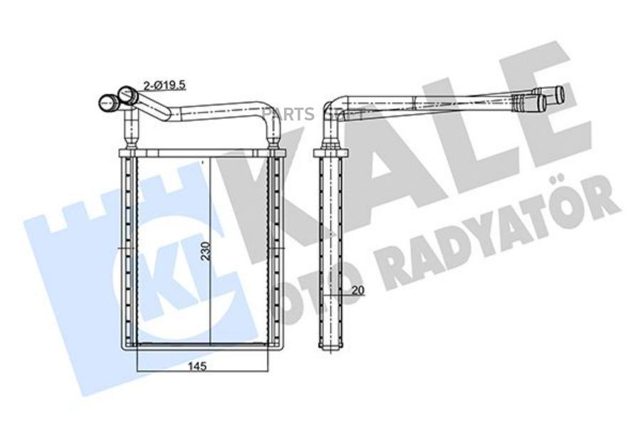 

Радиатор отопителя KALE 346765