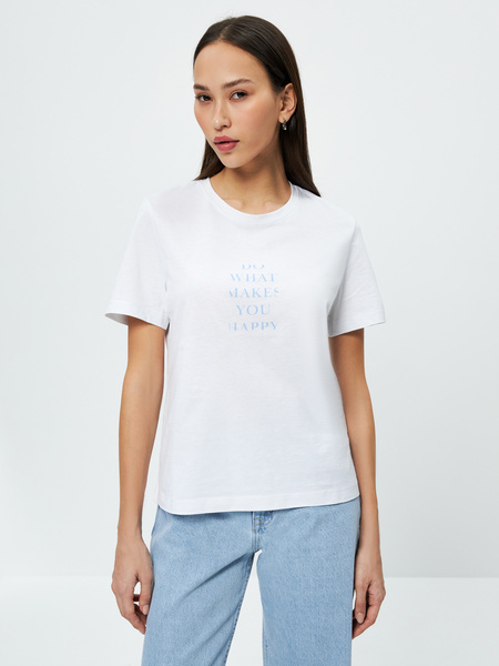 

Футболка женская ZARINA 3122522442 белая XL, 3122522442