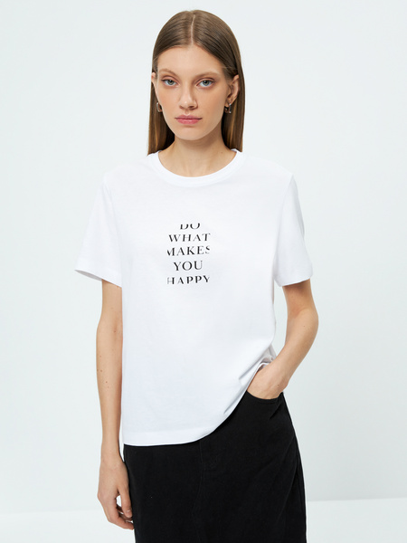

Футболка женская ZARINA 3122522442 белая 2XL, 3122522442