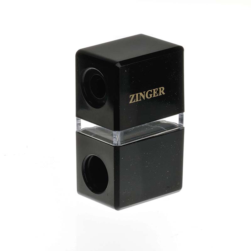 Точилка косметическая для карандашей Zinger zo-sh-24 двойная точилка для карандашей односторонняя цилиндр с колпачком kaizer