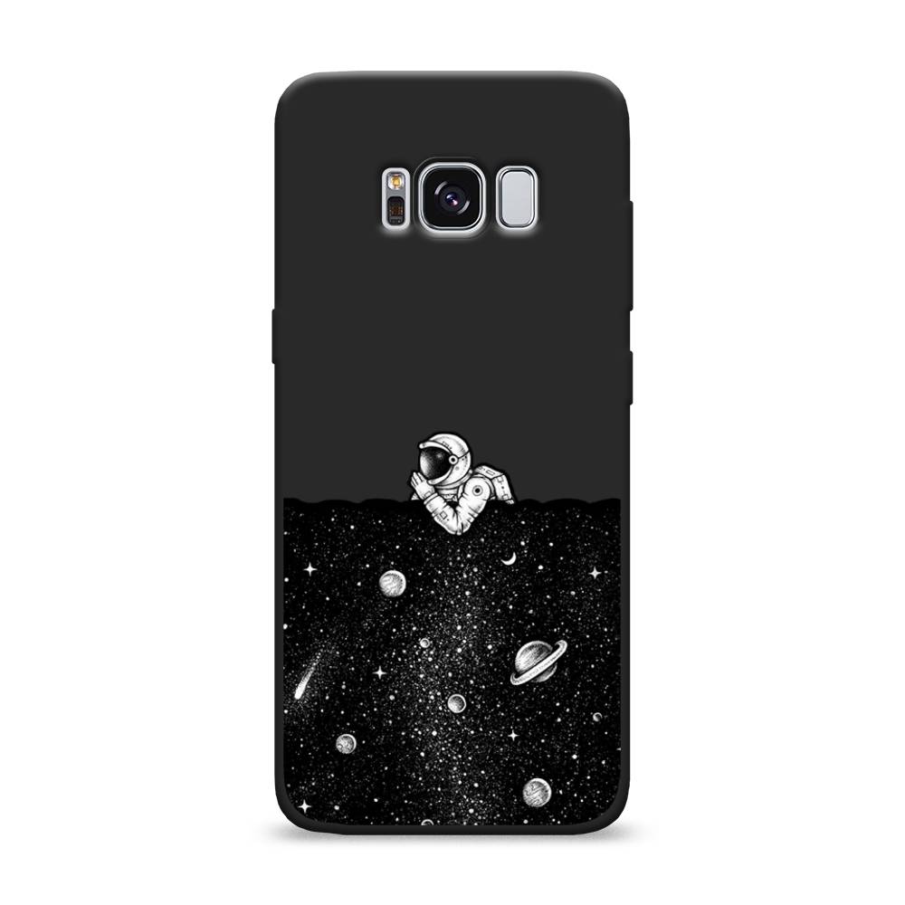 фото Матовый силиконовый чехол "космический сон" на samsung galaxy s8 awog