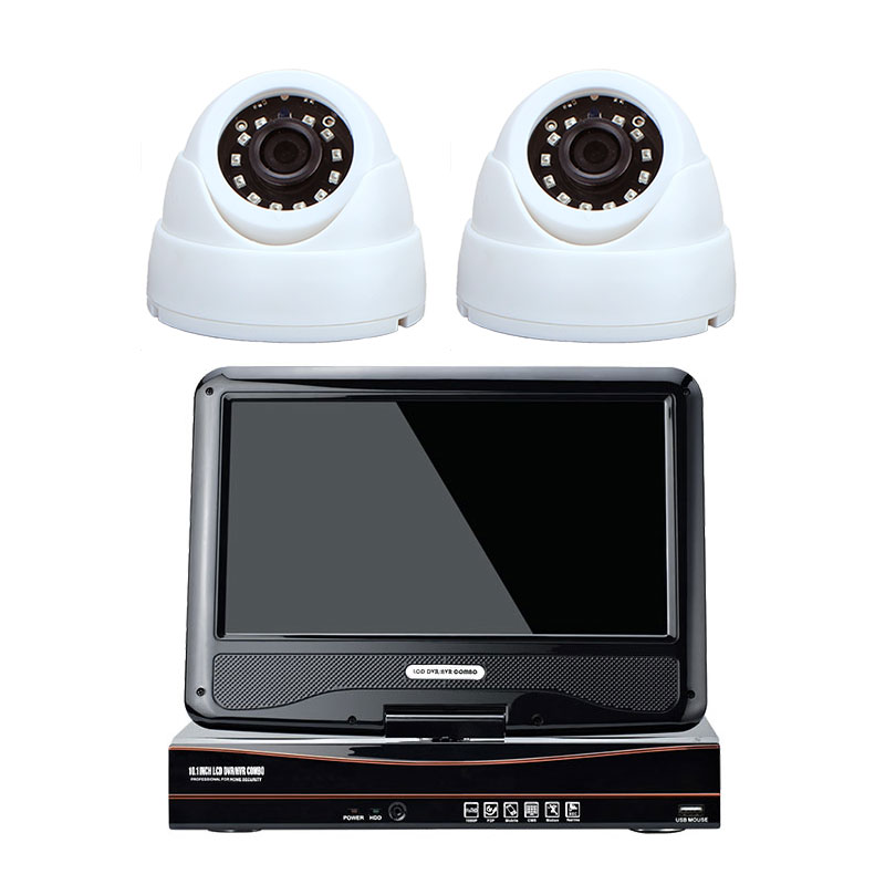 Комплект видеонаблюдения AHD 2Мп Ps-Link KIT-A9202HD с монитором 2 камеры для помещения