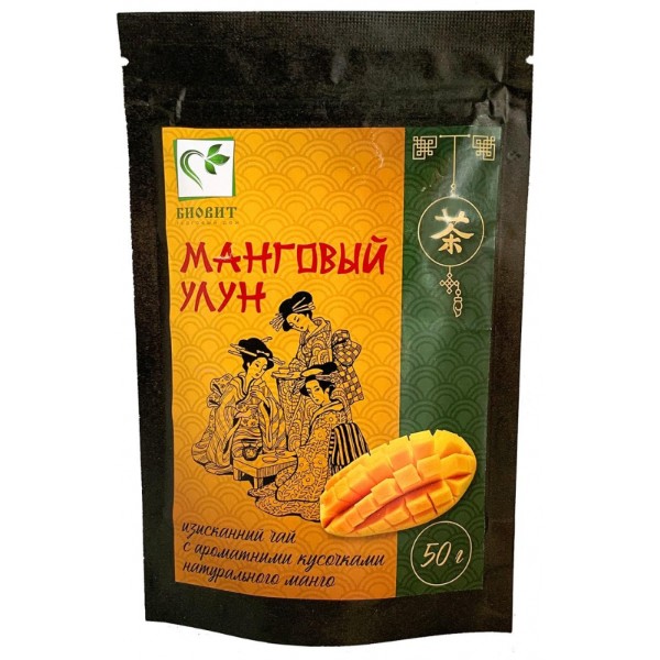 Чай Биовит зеленый Манговый улун,Китай, 50г, 1454096