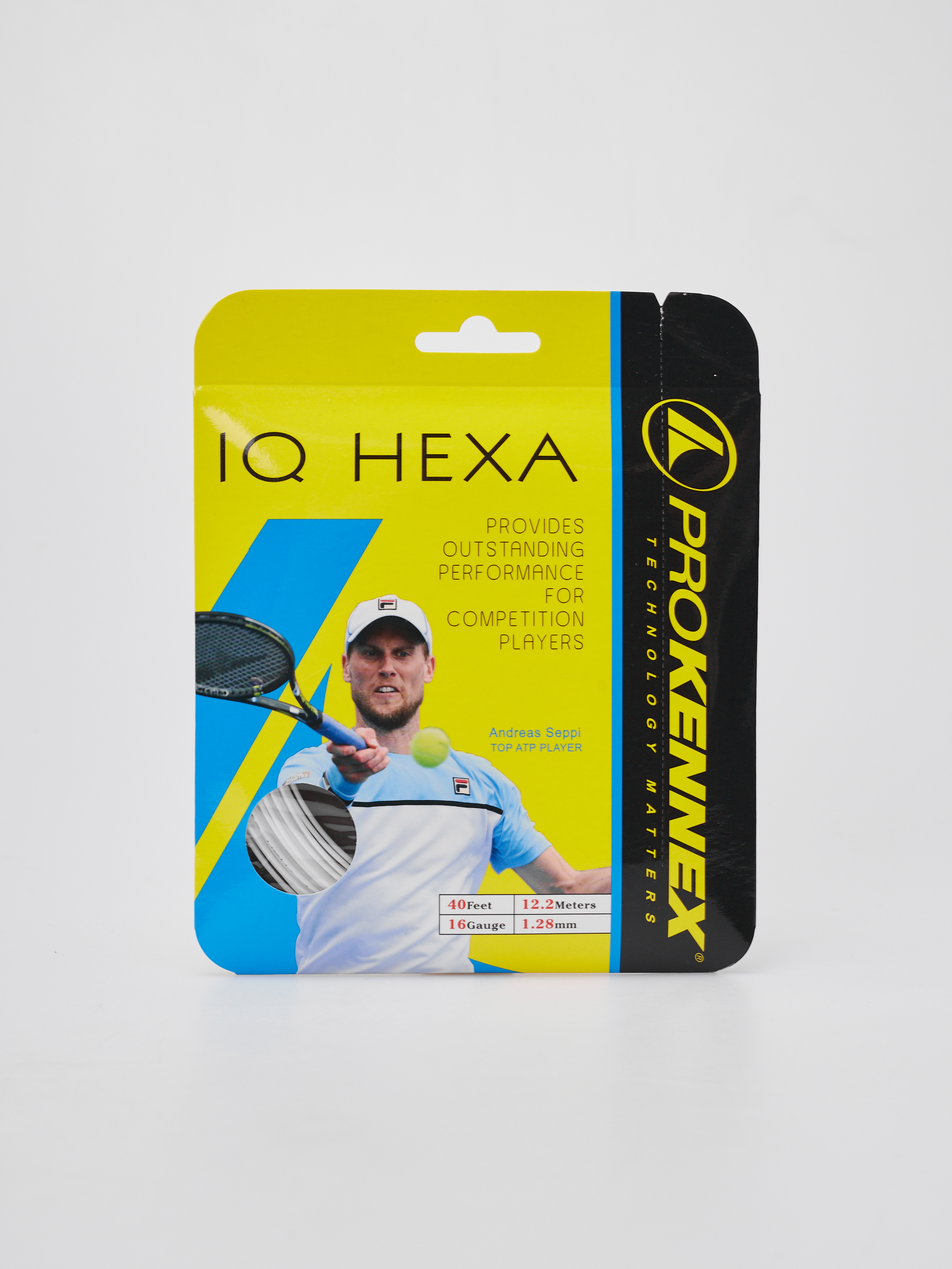 

Струна для ракетки ProKennex IQ HEXA 16 -12.2M White - 1.28mm/16G, Белый