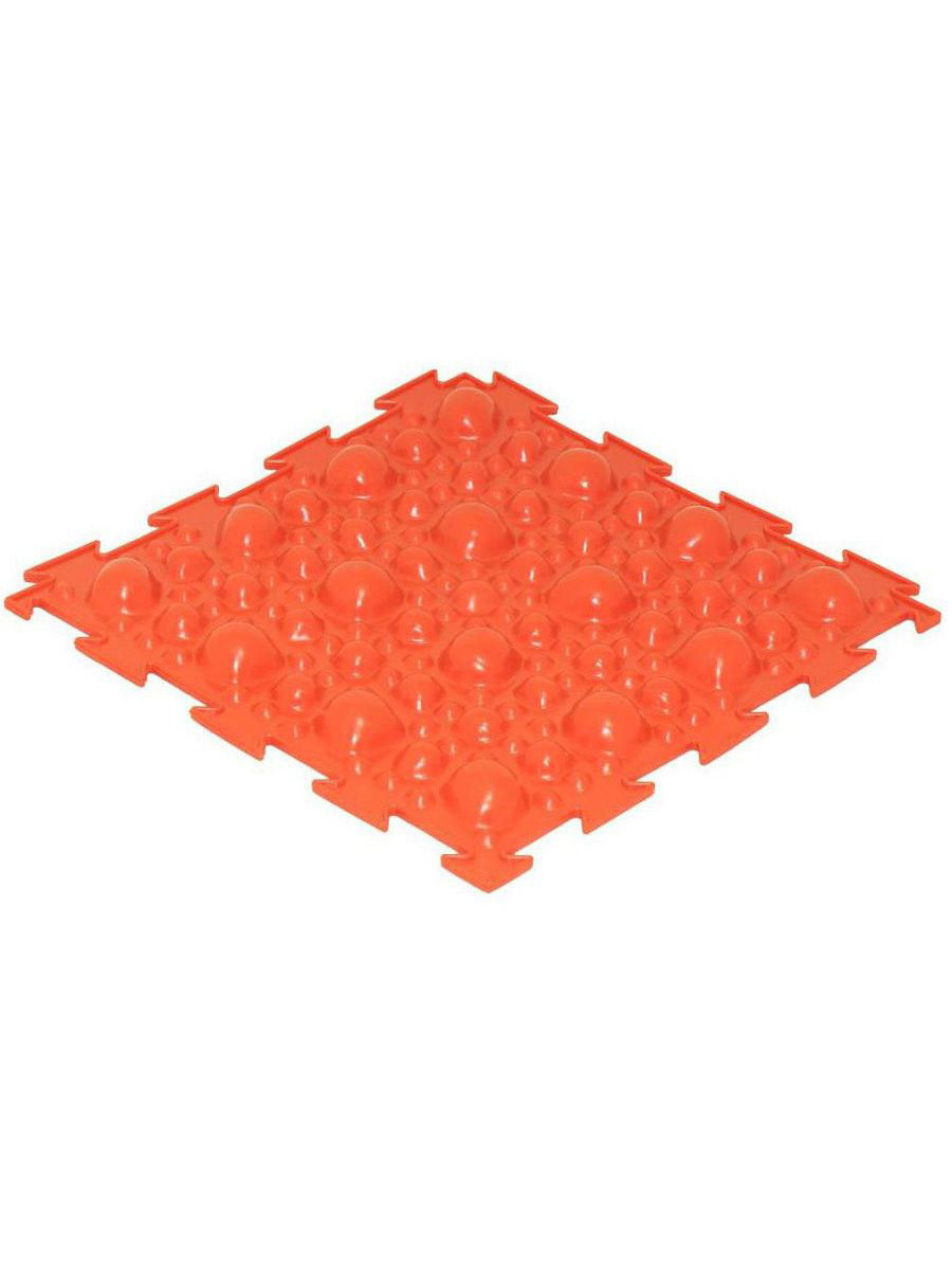 Массажный  развивающий коврик пазл Ортодон Камни жесткие, оранжевый 1 эл коврик гимнастический body form bf ym01 173x61x0 3 см оранжевый