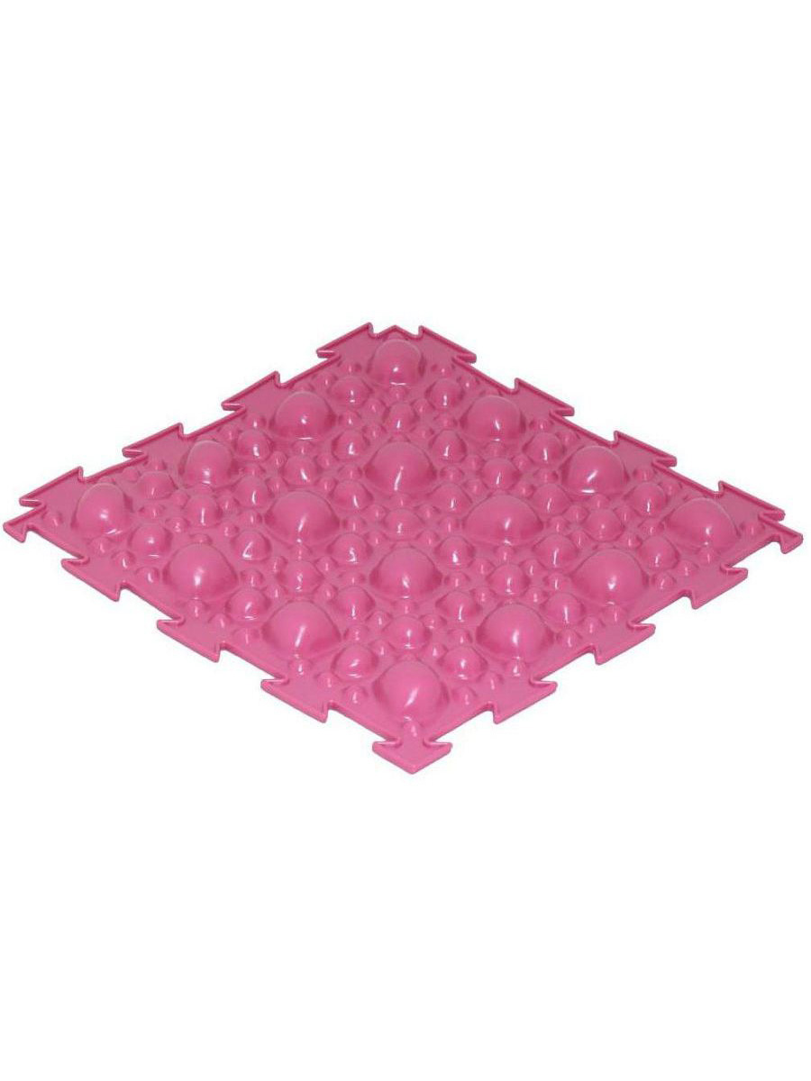 Массажный  развивающий коврик пазл Ортодон Камни мягкие, розовый 1 эл мяч массажный body form bf mb01 d75 см розовый