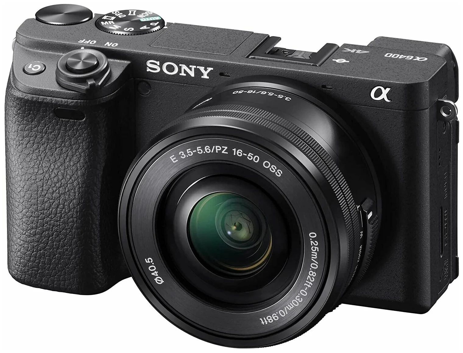 Фотоаппарат Sony Alpha ILCE-6400 Kit черный E PZ 16-50mm f/3.5-5.6 OSS 100043694079