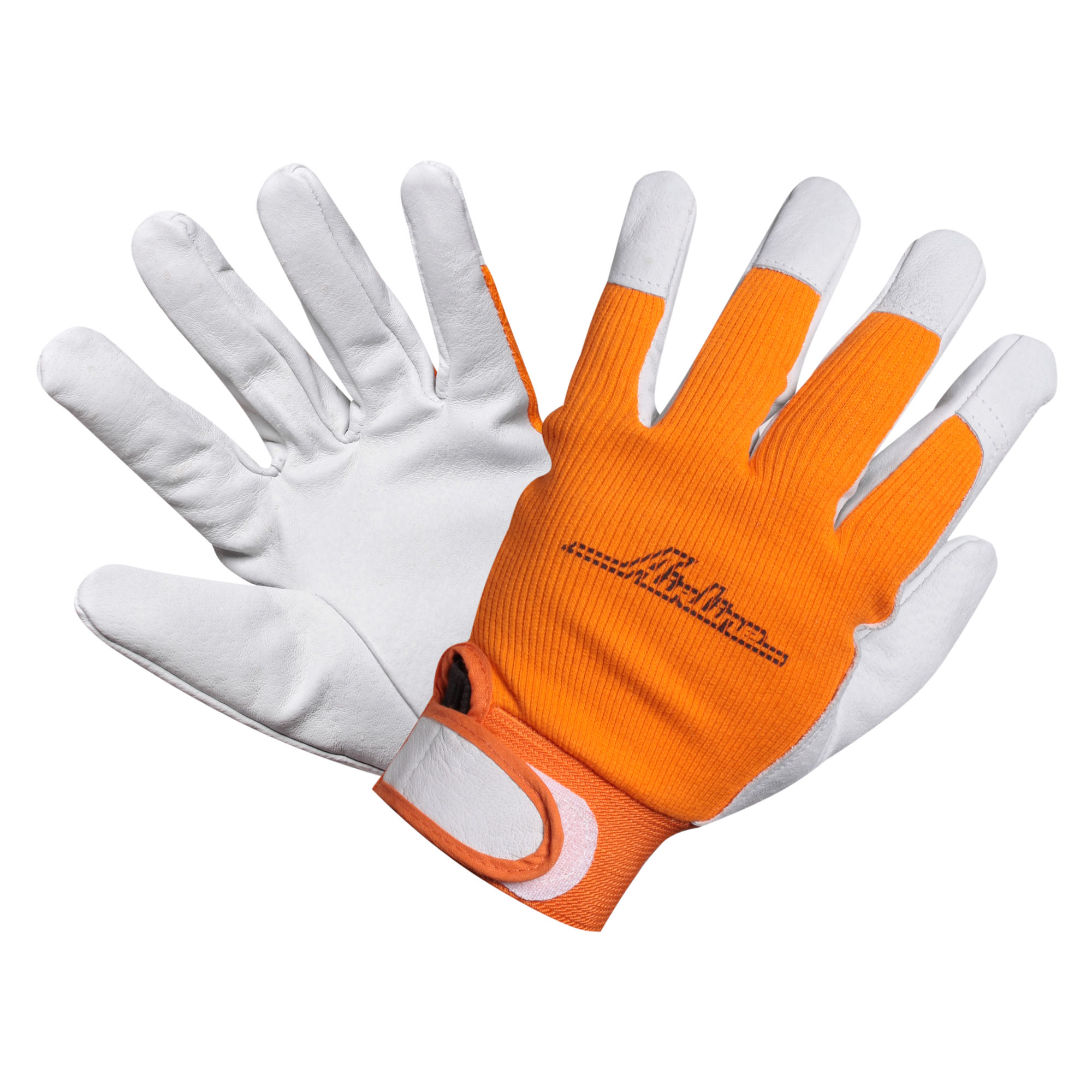 Перчатки козья кожа, комбинированные,  AIRLINE AWG-S-14 утепленные спилковые комбинированные перчатки armprotect