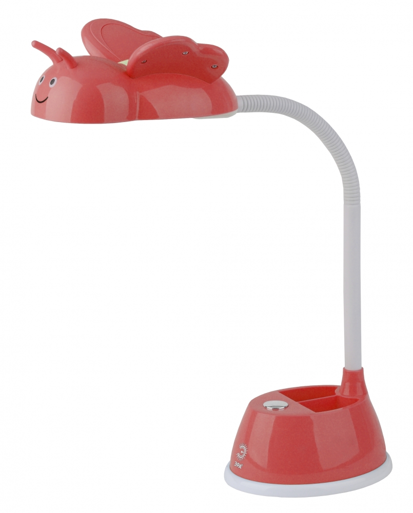 Светильник настольный ЭРА NLED-434-6W-R на подставке 6Вт красный б0031617